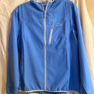 L.L. Bean Light Blue Zip-Up Jacket
